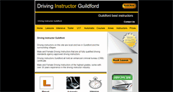 Desktop Screenshot of drivinginstructorguildford.co.uk